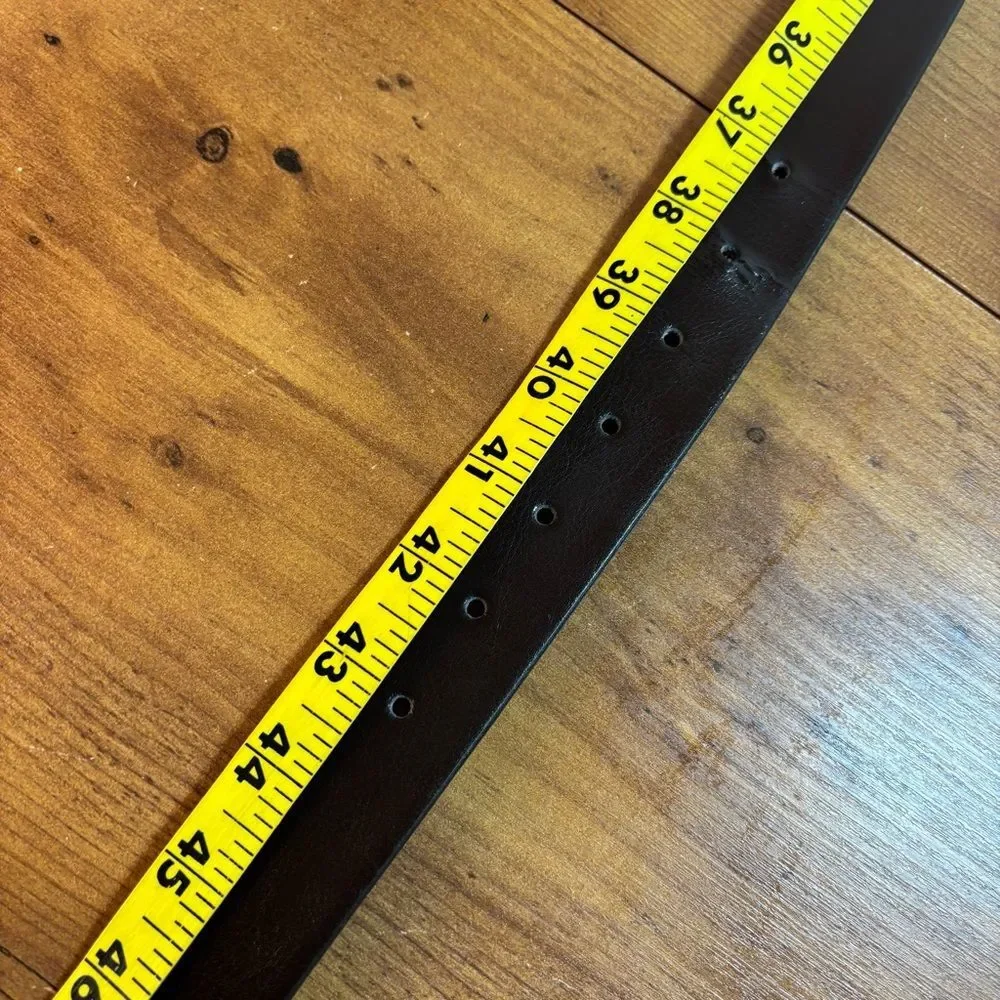Men's Brown Leather Belt Made in the USA Size Large